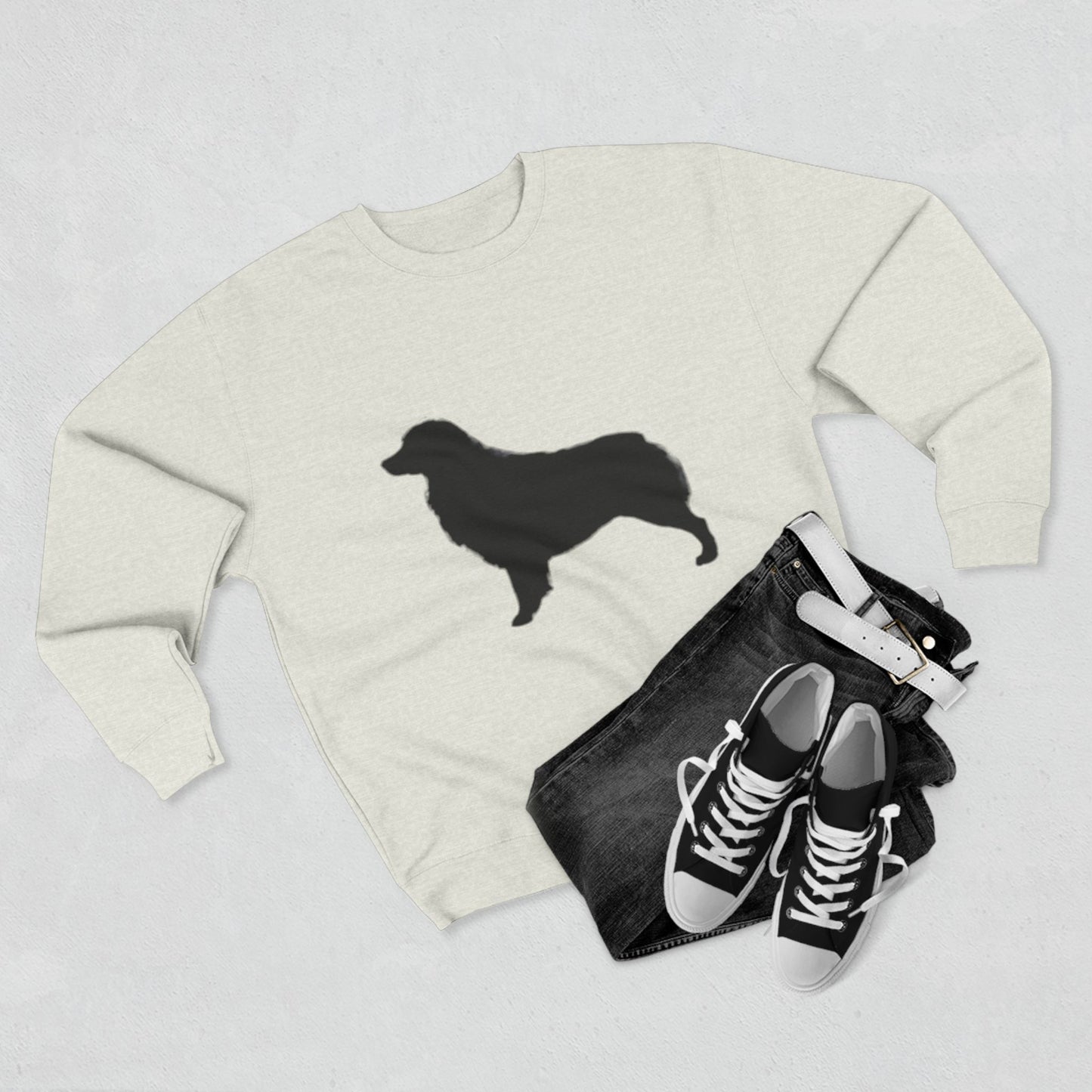 Aussie Silhouette Unisex Crewneck Sweatshirt