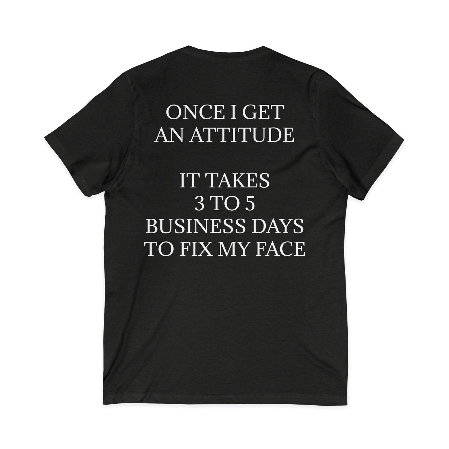 Fix My Face Unisex Short Sleeve V-Neck Tee