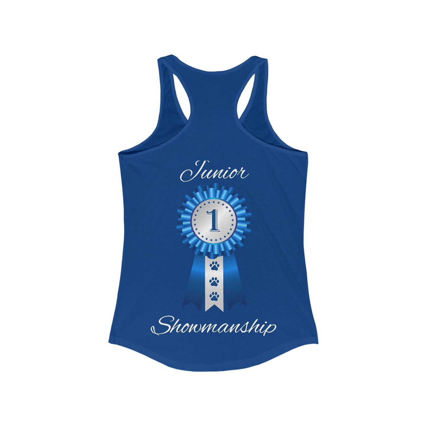 Junior Showmanship Women's Racerback Tank