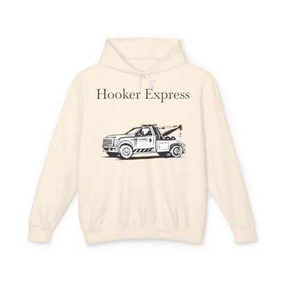 H**ker Express Wheel Lift Tow Truck Unisex Lightweight Hoodie