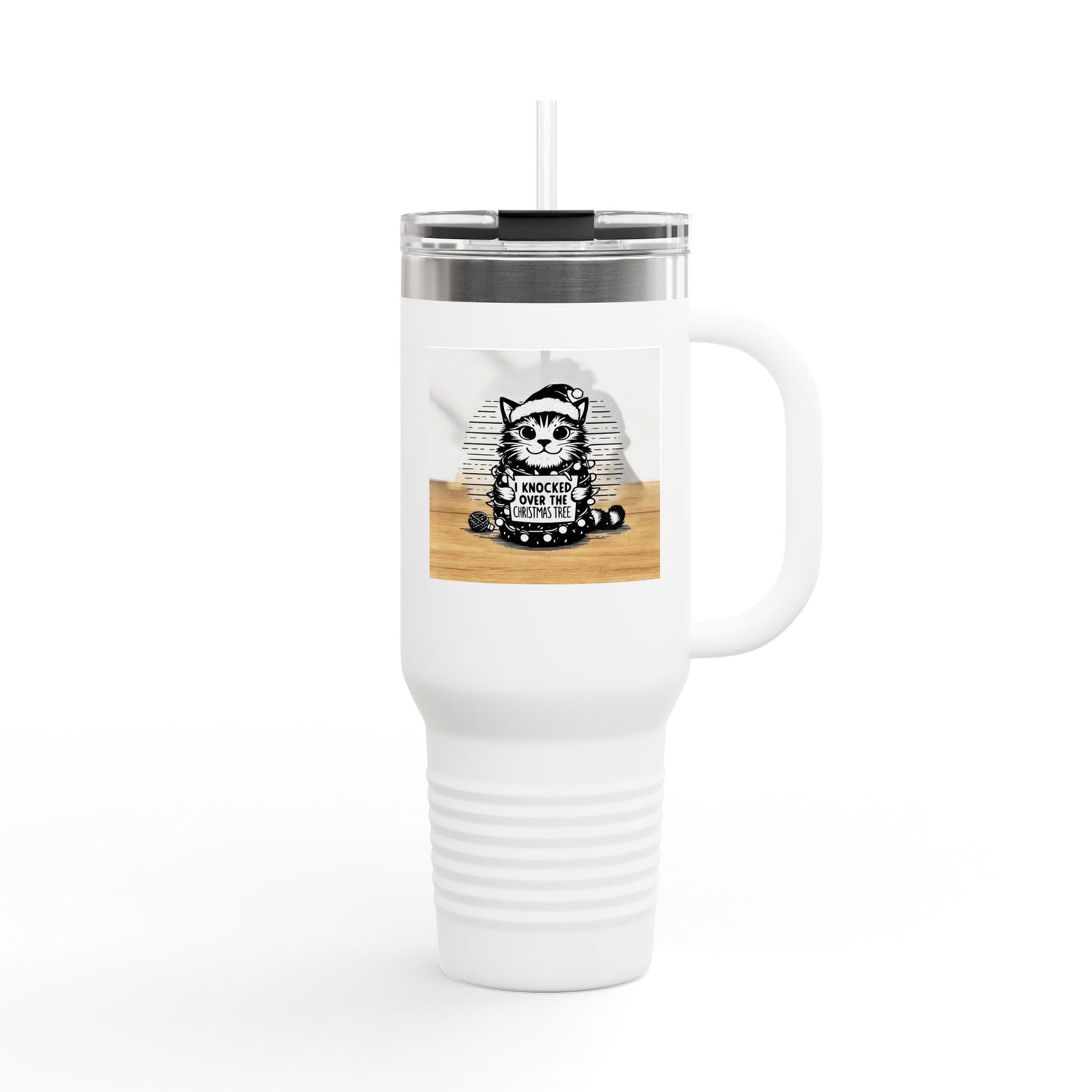 Naughty Cat Insulated Travel Mug