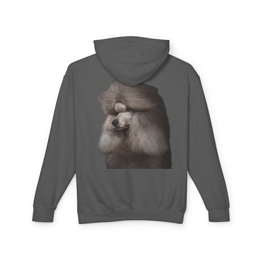 Poodle Head Unisex Lightweight Hoodie