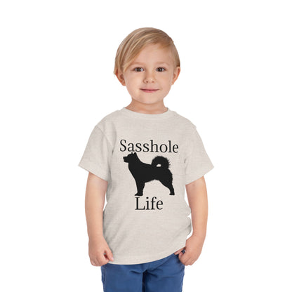 Sasshole Life Toddler Unisex Short Sleeve Crewneck Tee