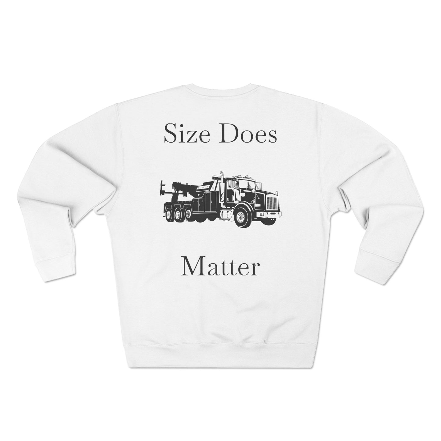 Size Does Matter Unisex Crewneck Sweatshirt