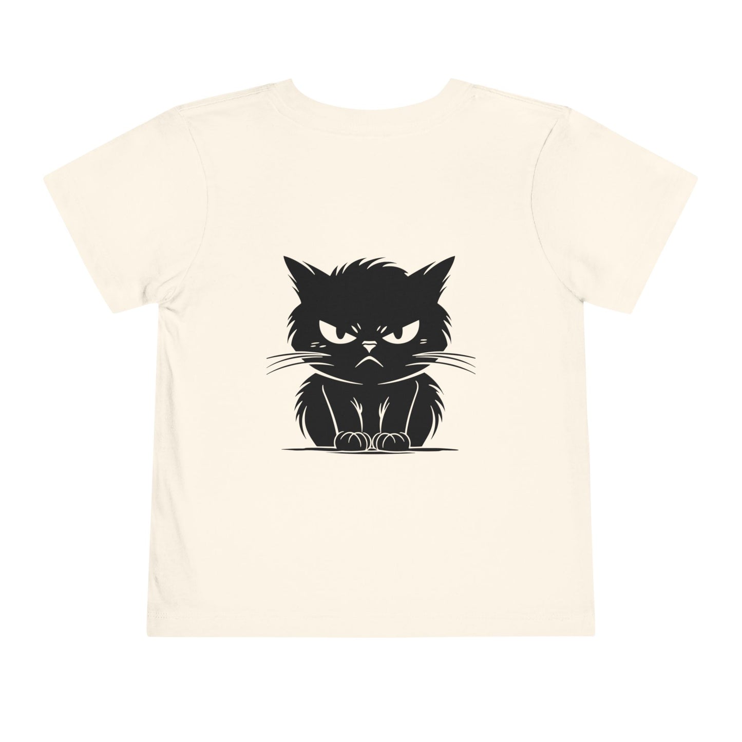 Angry Cat Toddler Unisex Short Sleeve Crewneck Tee