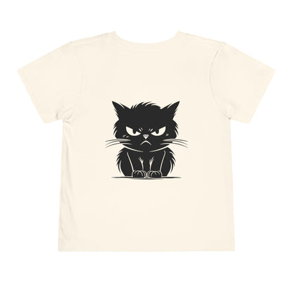 Angry Cat Toddler Unisex Short Sleeve Crewneck Tee