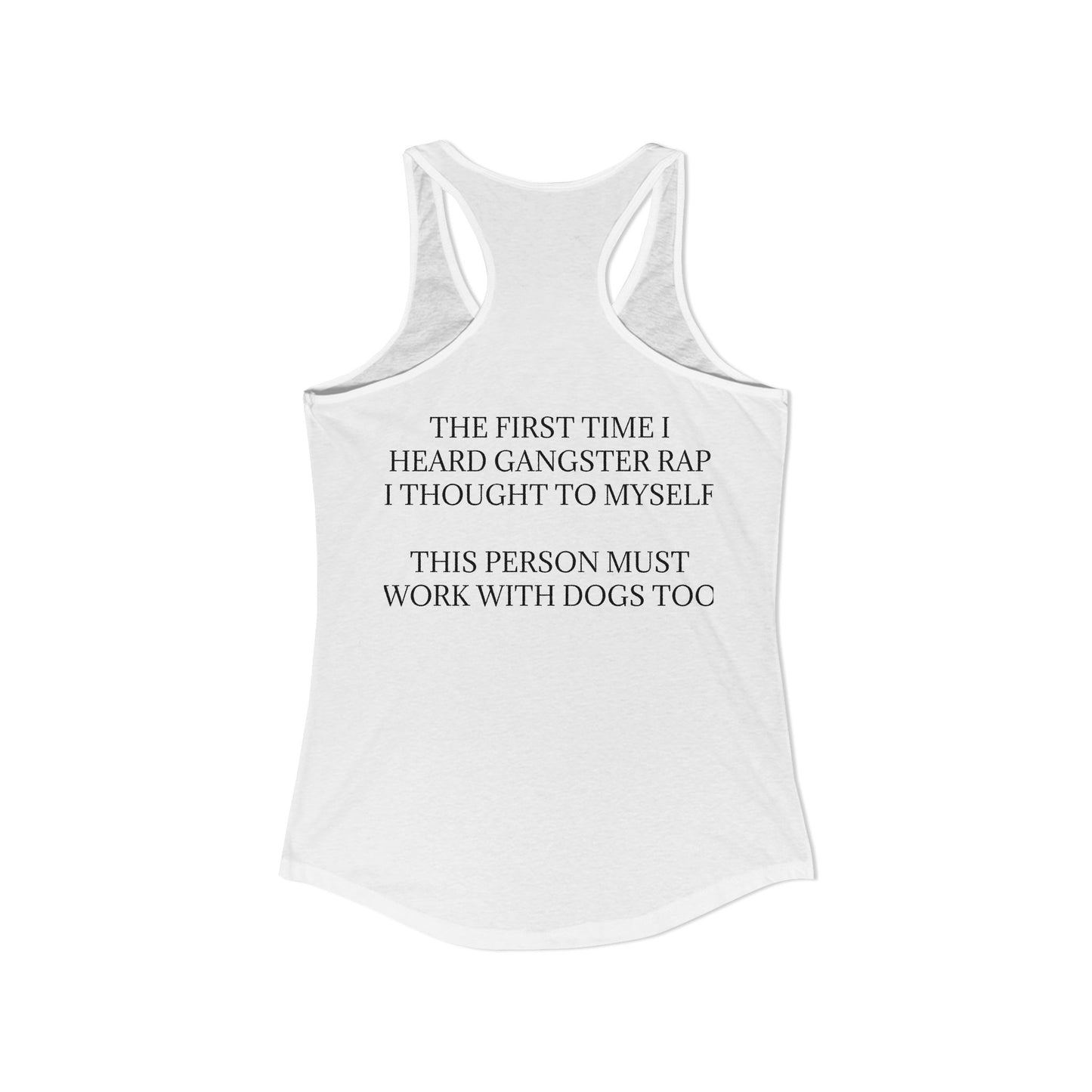 Gangster Rap Women's Racerback Tank