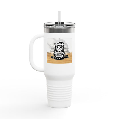 Naughty Cat Insulated Travel Mug