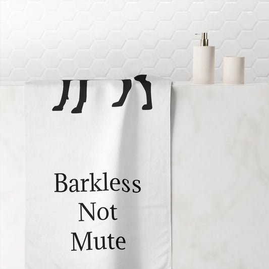 Barkless Not Mute Mink-Cotton  Beach Towel