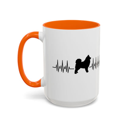 My Heart Beats For Samoyeds 2-Tone Coffee Mug
