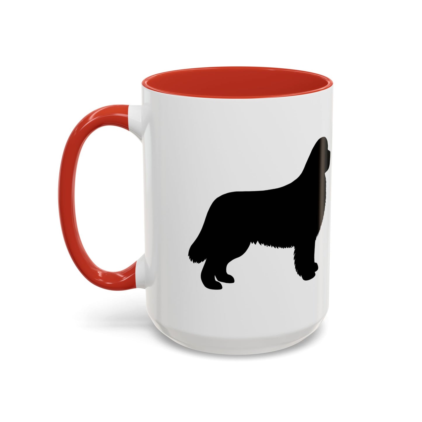 Newfie Silhouette 2-Tone Coffee Mug