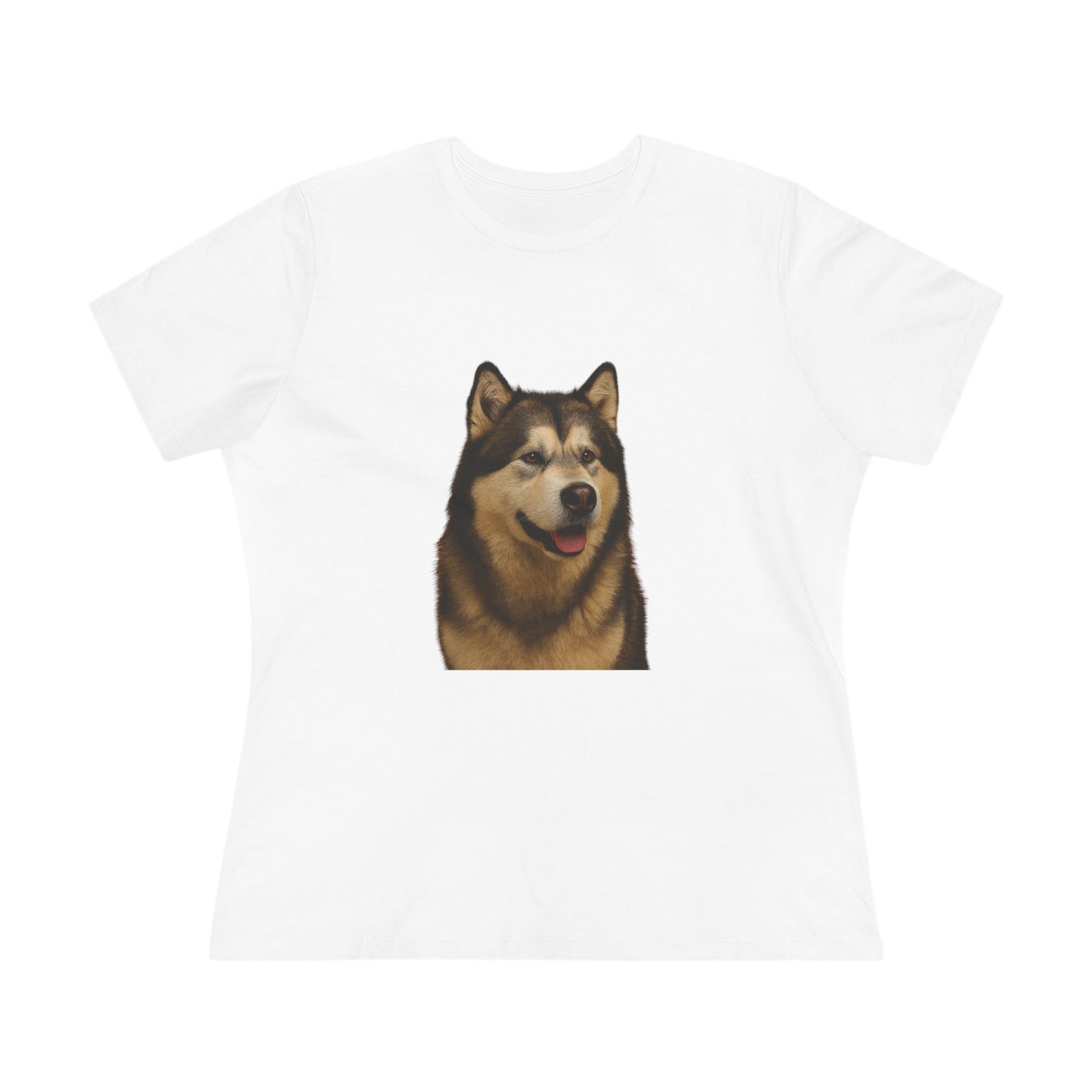 Malamute Head Women's Short Sleeve Crewneck Tee