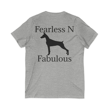 Fearless N Fabulous Unisex Short Sleeve V-Neck Tee