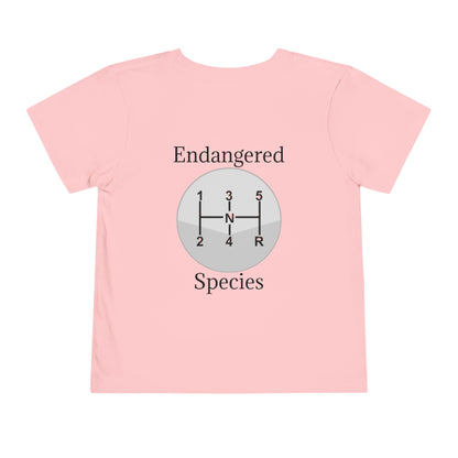 Endangered Species Toddler Unisex Short Sleeve Crewneck Tee