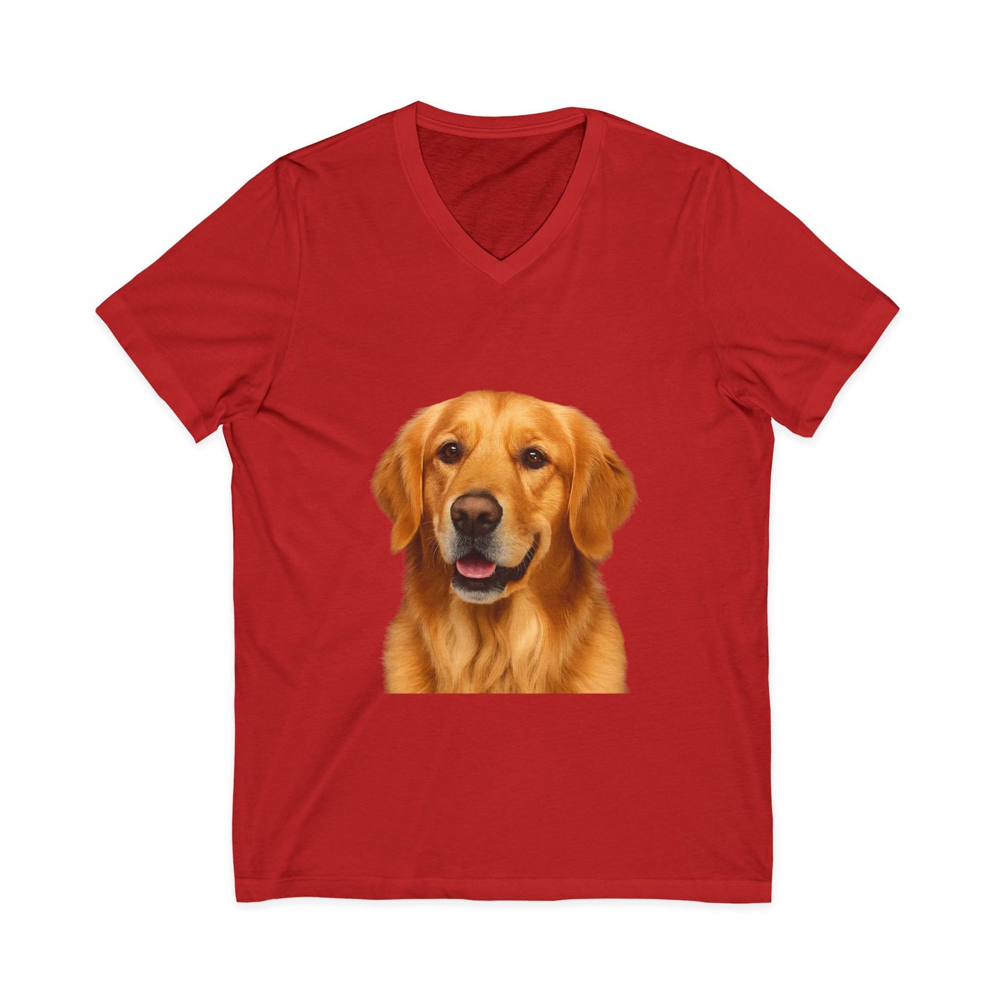 Golden Head Unisex Short Sleeve V-Neck Tee