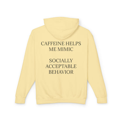 Socially Acceptable Unisex Lightweight Hoodie