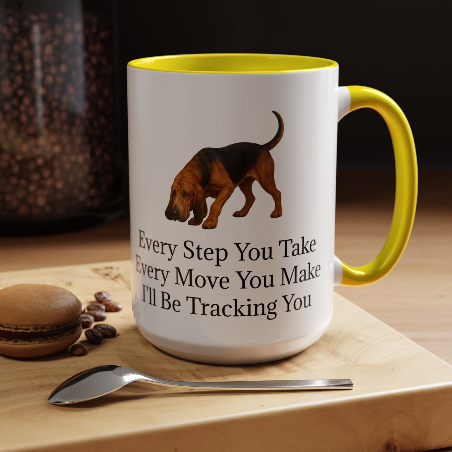 Tracking You 2-Tone Coffee Mug