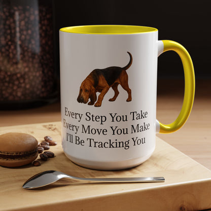 Tracking You 2-Tone Coffee Mug