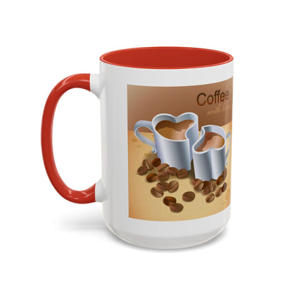Coffee With Love 2-Tone Coffee Mug
