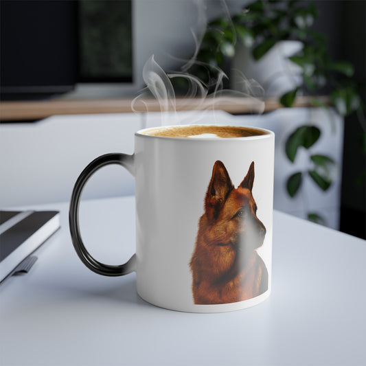 German Shepherd Head Color Changing Mug