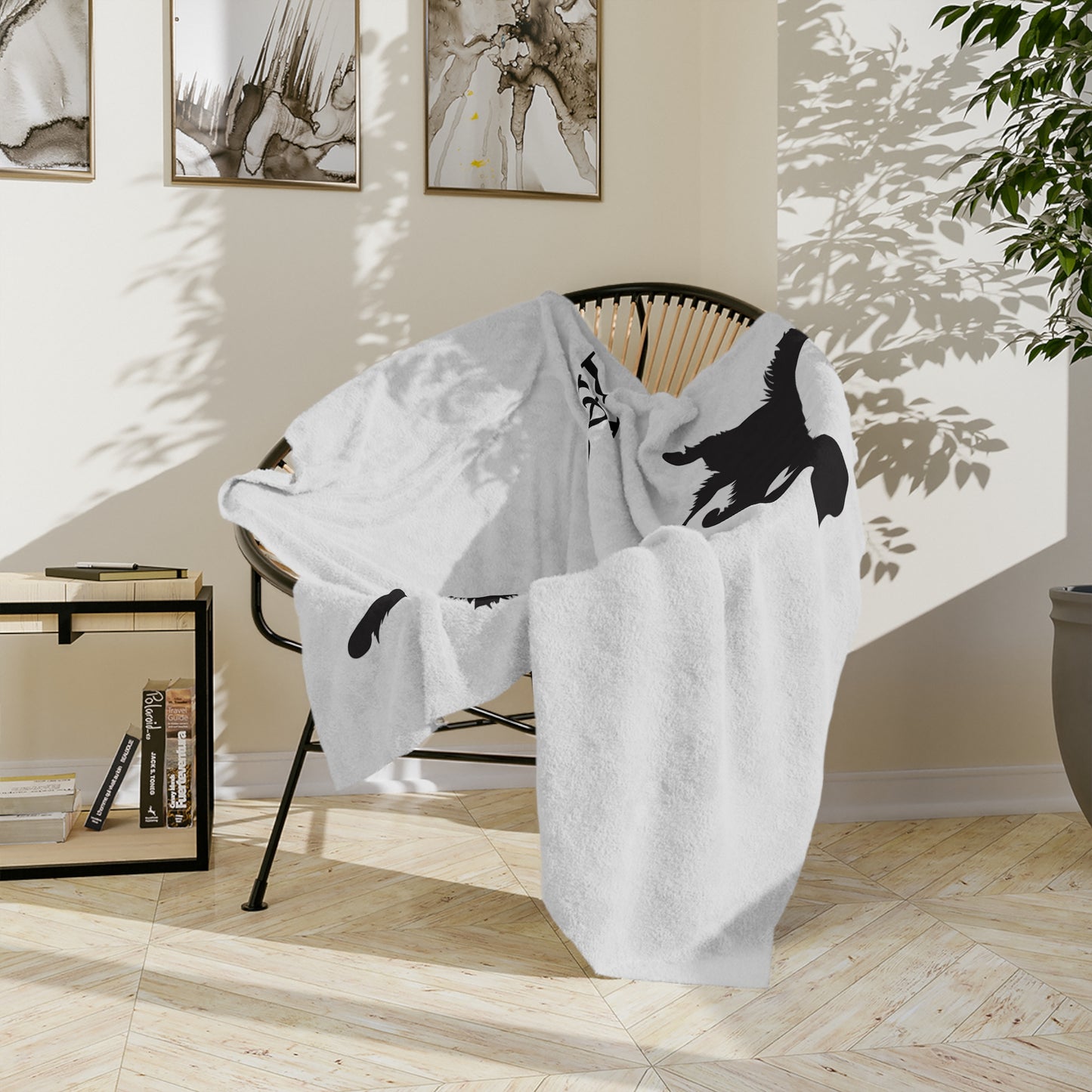 Heart Of Gold Velveteen Microfiber Blanket