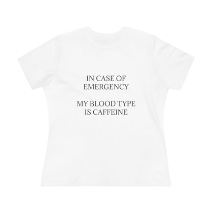 Blood Type Women's Short Sleeve Crewneck Tee