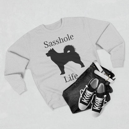 Sasshole Life Unisex Crewneck Sweatshirt