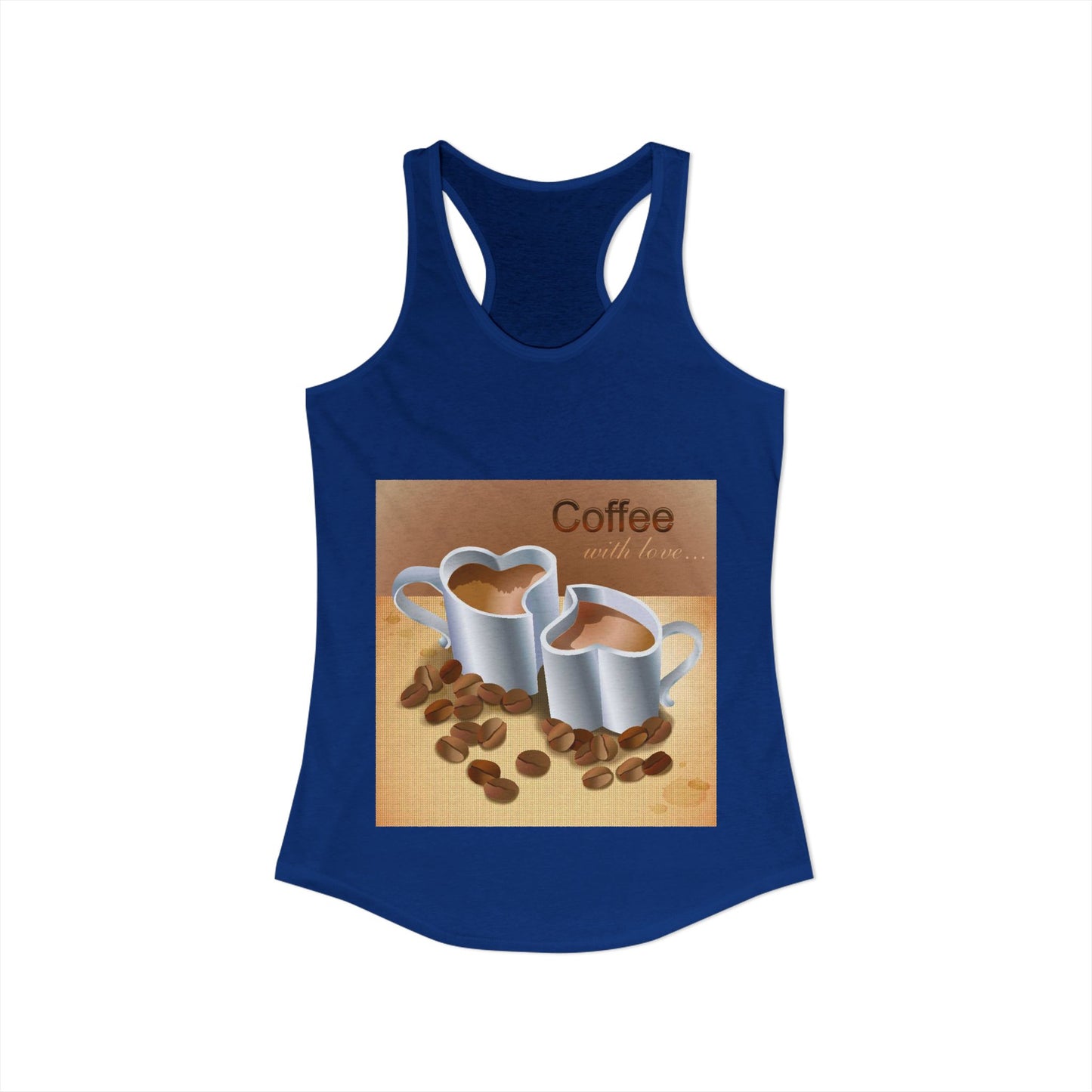 Coffee With Love Women's Racerback Tank