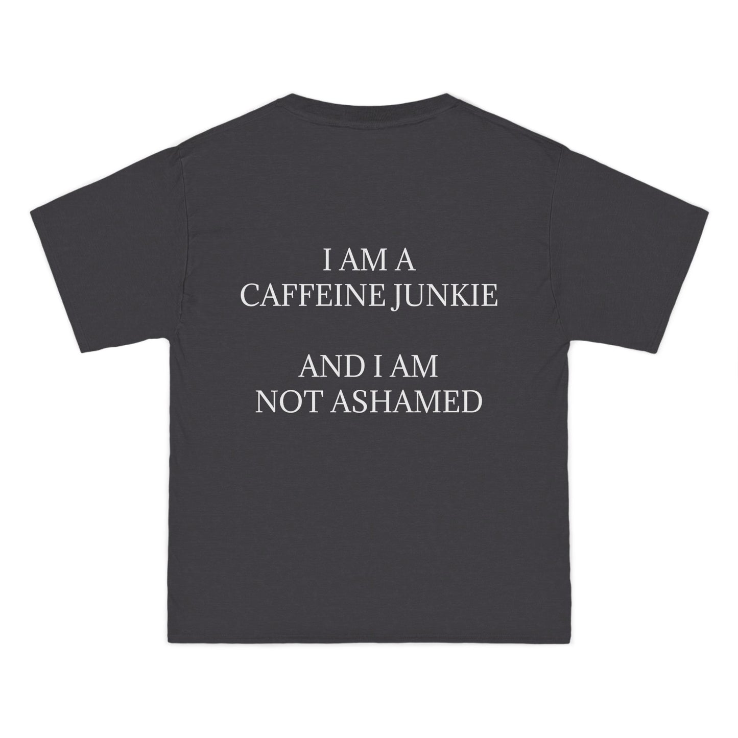 Caffeine Junkie Men's Short-Sleeve Crewneck Tee