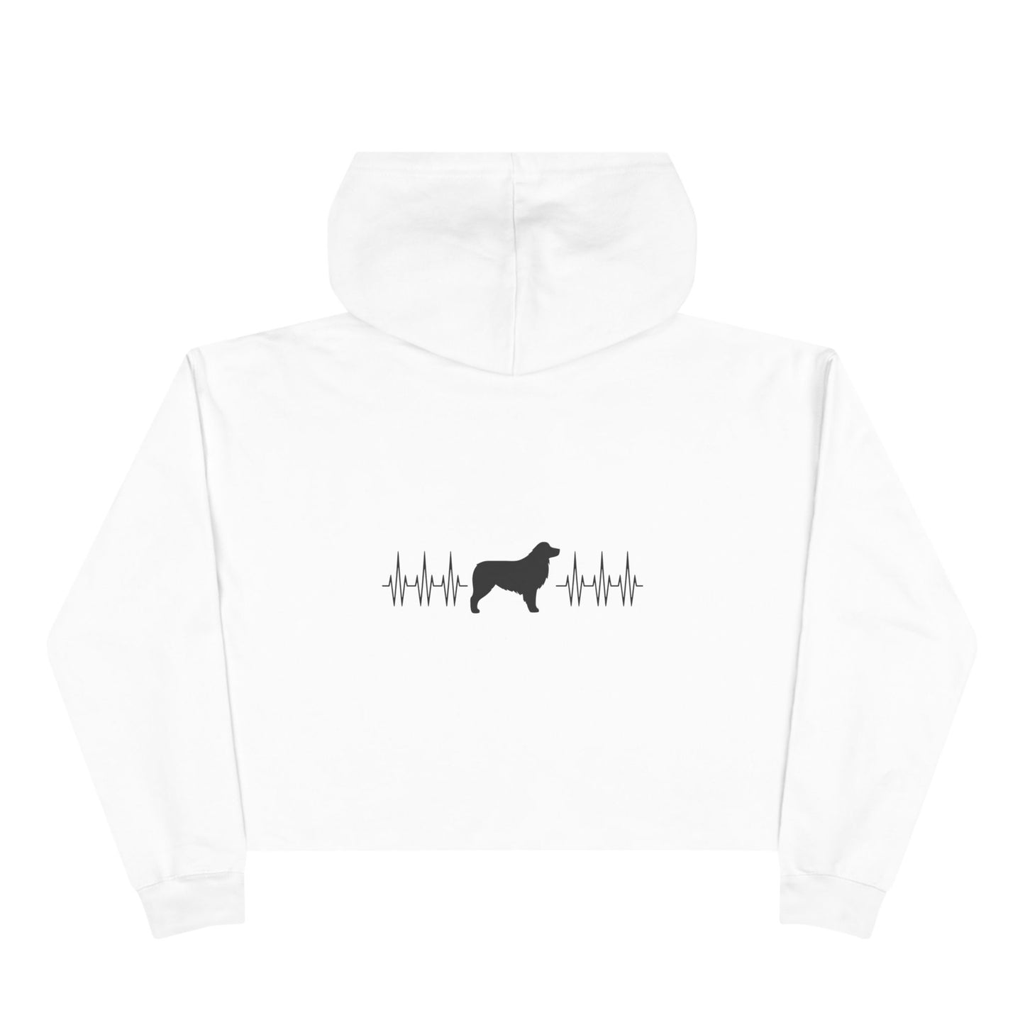 My Heart Beats For Aussies Women's Crop Hoodie