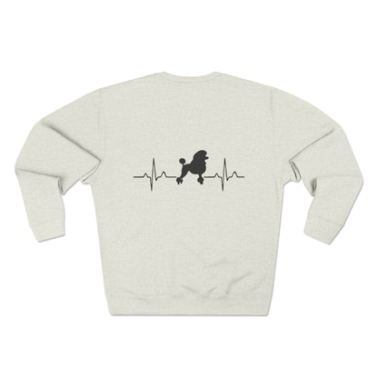 My Heart Beats For Poodles Unisex Crewneck Sweatshirt