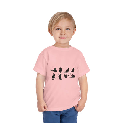 Cats Toddler Unisex Short Sleeve Crewneck Tee