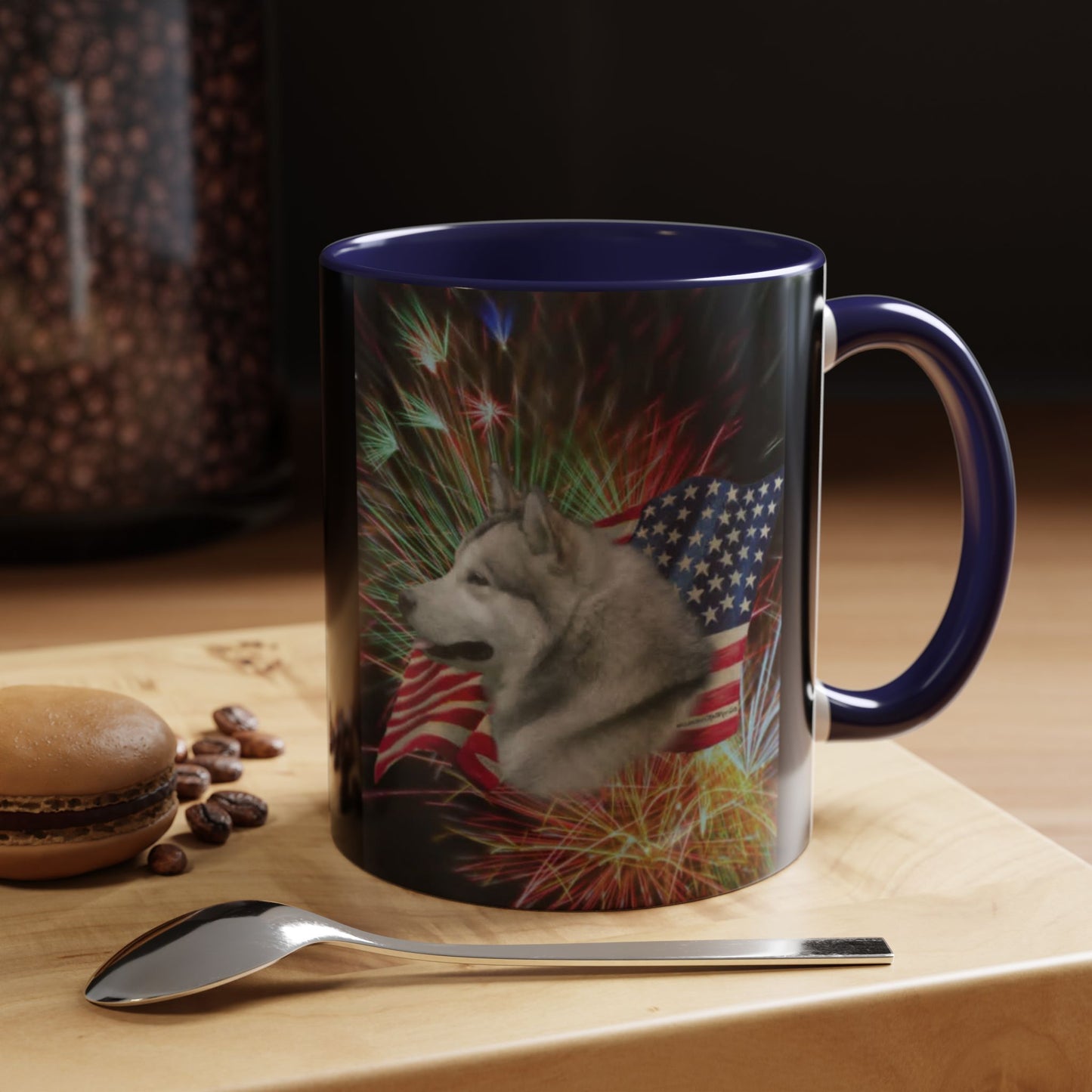 American Malamute 2-Tone Coffee Mug