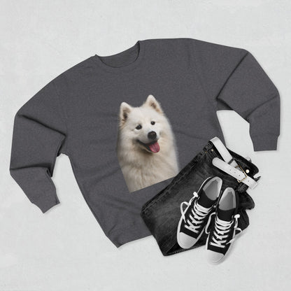 Samoyed Head Unisex Crewneck Sweatshirt