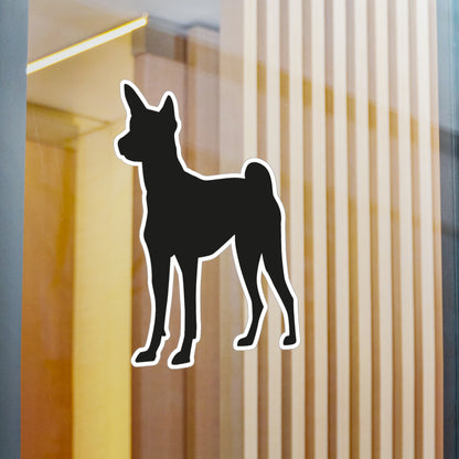 Basenji Silhouette Vinyl Decal