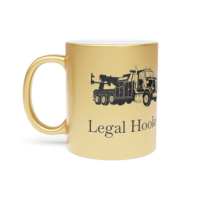 Legal H**ker Heavy Tow Truck Metallic Coffee Mug