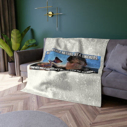 Hurricaney Crushed Velvet Blanket