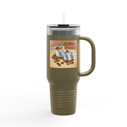 Coffee With Love Insulated Travel Mug
