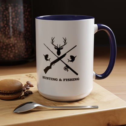 Hunting/Fishing 2-Tone Coffee Mug