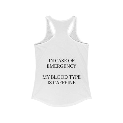 Blood Type Women's Racerback Tank