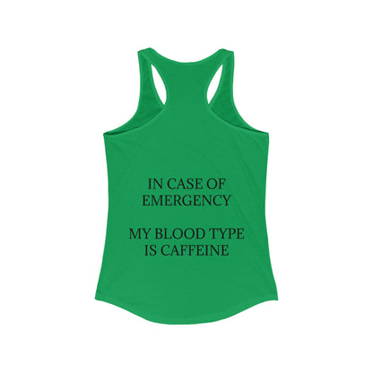 Blood Type Women's Racerback Tank