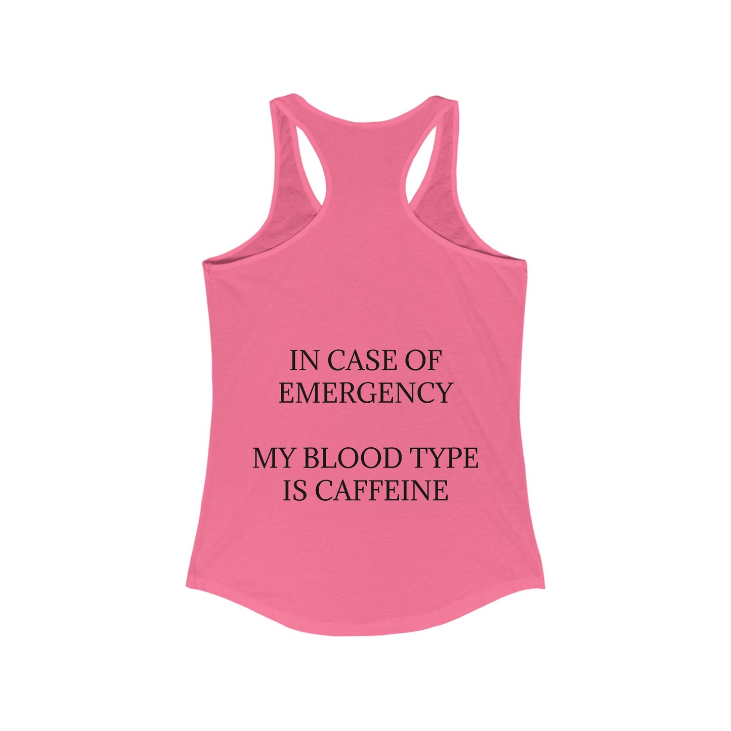 Blood Type Women's Racerback Tank