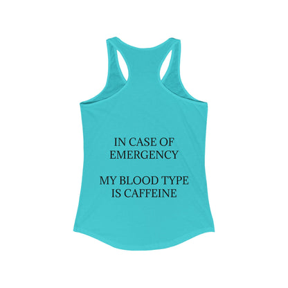 Blood Type Women's Racerback Tank