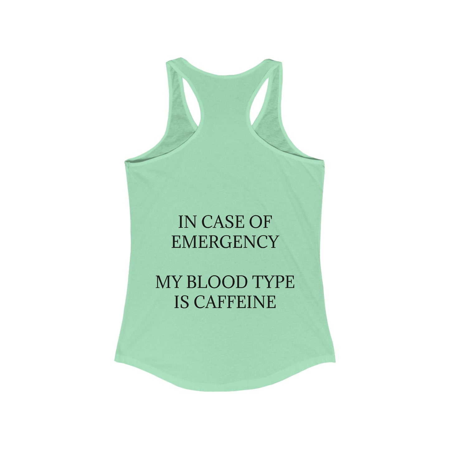 Blood Type Women's Racerback Tank