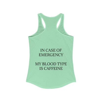 Blood Type Women's Racerback Tank