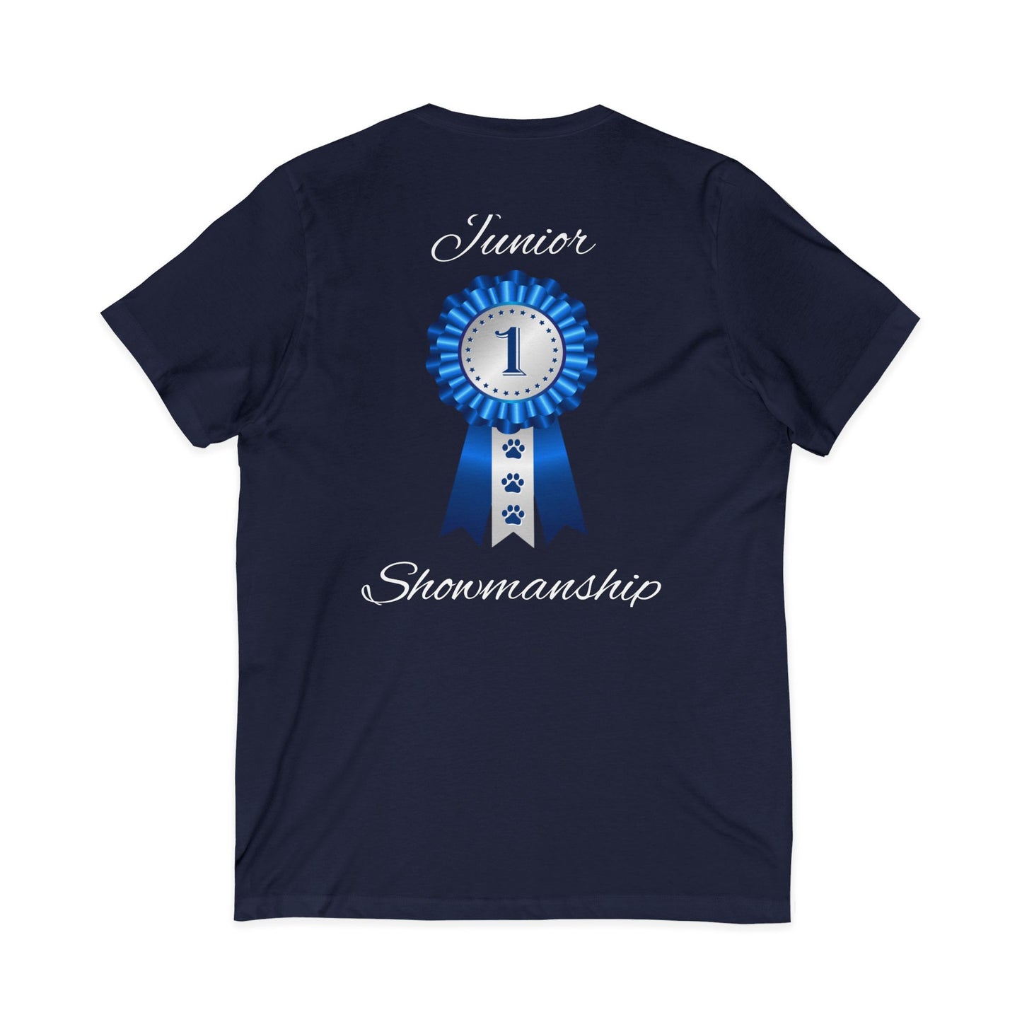 Junior Showmanship Unisex Short Sleeve V-Neck Tee