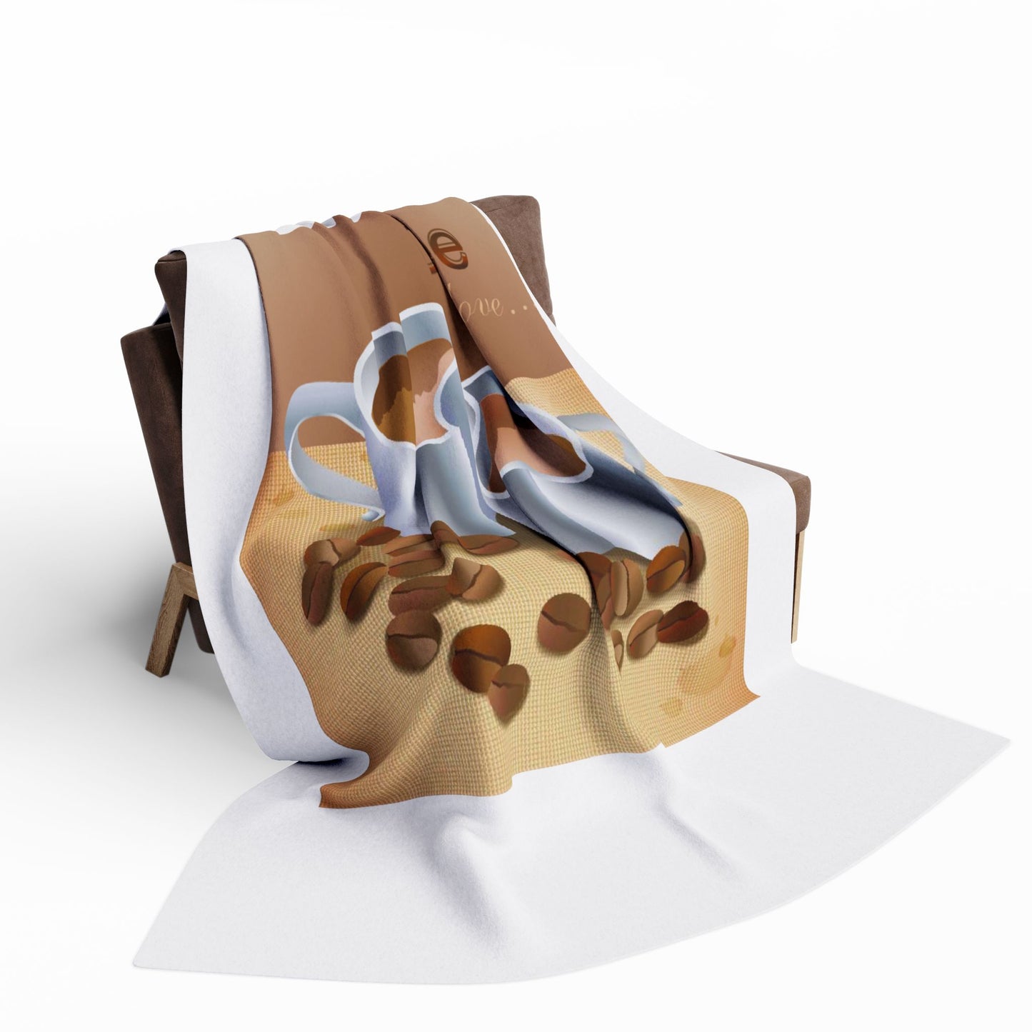 Coffee With Love Arctic Fleece Blanket