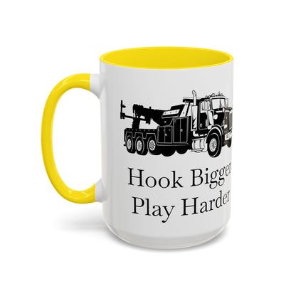Hook Bigger 2-Tone Coffee Mug