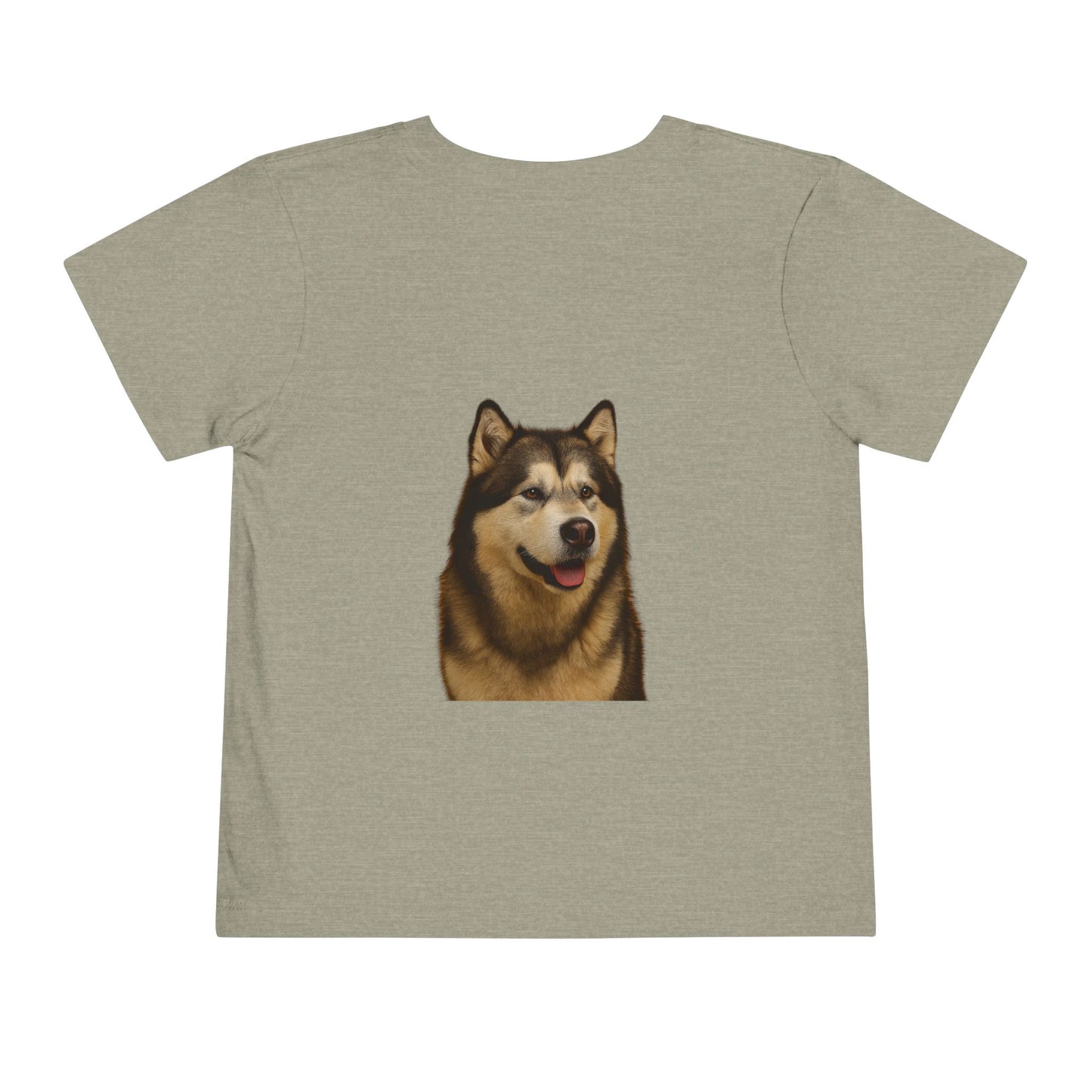 Malamute Head Toddler Unisex Short Sleeve Crewneck Tee