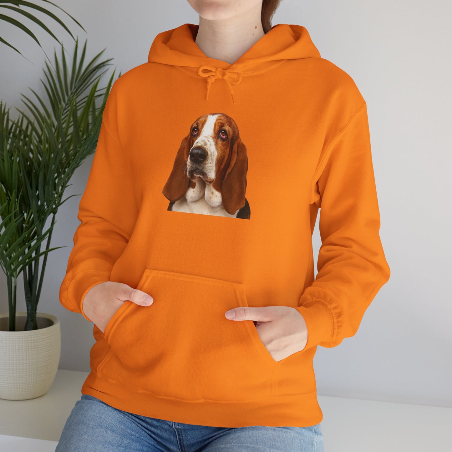 Basset Head Unisex Hoodie